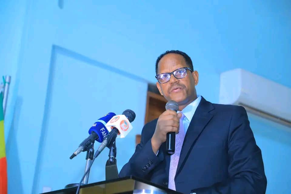 When H.E. Dr. Negeri Lencho Addressing Message